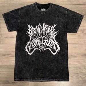 Bring Me The Horizon Distressed Wash Band Tee Shirt Men’s Size Small